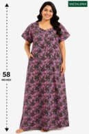 Sivam Nighty Cotton Zip Model 3XL- SNZ3XL8904