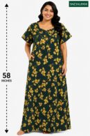 Sivam Nighty Cotton Zip Model 3XL- SNZ3XL8908