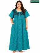 Sivam Nighty ZIP  Frock Model 3XL- SNZF3XL8903