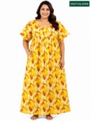 Sivam Nighty Cotton Zip Frock Model 3XL- SNZF3XL8908