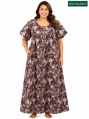Sivam Nighty Cotton Zip Frock Model 3XL- SNZF3XL8920