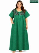 Sivam Nighty ZIP  Frock Model 3XL- SNZF3XL8927
