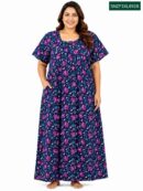 Sivam Nighty ZIP  Frock Model 3XL- SNZF3XL8928