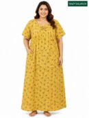 Sivam Nighty Cotton Zip Frock Model 3XL- SNZF3XL8929