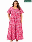 Sivam Nighty ZIP  Frock Model 3XL- SNZF3XL8932