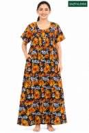 Sivam Nighty Cotton Zip Frock  Model XL- SNZFXL8908