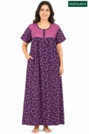 Sivam Nighty Cotton Zip Frock  Model XL- SNZFXL8910