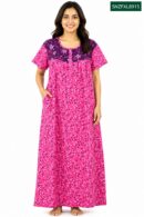 Sivam Nighty Cotton Zip Frock  Model XL- SNZFXL8915