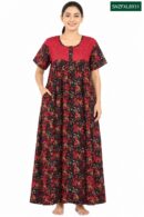 Sivam Nighty Cotton Zip Frock  Model XL- SNZFXL8931