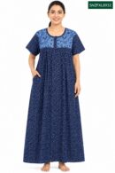Sivam Nighty Cotton Zip Frock  Model XL- SNZFXL8932