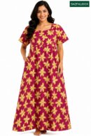 Sivam Nighty Cotton Zip Frock  Model XL- SNZFXL8939