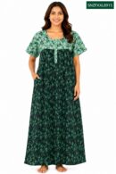Sivam Nighty Cotton Zip Frock  Model XXL- SNZFXXL8915