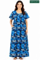 Sivam Nighty Cotton Zip Frock  Model XXL- SNZFXXL8918