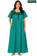 Sivam Nighty Cotton Zip Frock  Model XXL- SNZFXXL8921