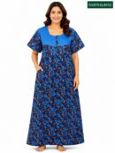 Sivam Nighty Cotton Zip Frock  Model XXL- SNZFXXL8932