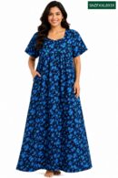 Sivam Nighty Cotton Zip Frock  Model XXL- SNZFXXL8939