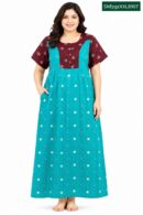 Sivam Nighty Cotton frock gown Model XL- SNfpgzXXL8907