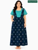 Sivam Nighty Gown Zip Model XXL- SNfpgzXXL8909
