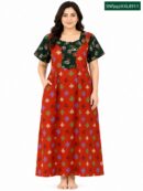 Sivam Nighty Cotton frock gown Model XL- SNfpgzXXL8911