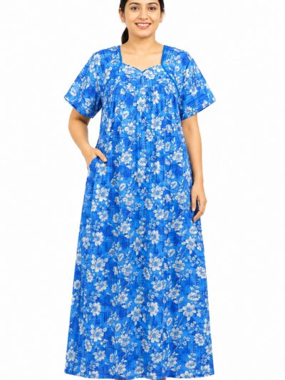 Sivam Nighty Cotton Titanic Frock Model XXL- SNtfXXL8901