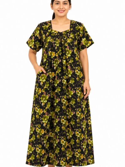 Sivam Nighty Cotton Titanic Frock Model XXL- SNtfXXL8902