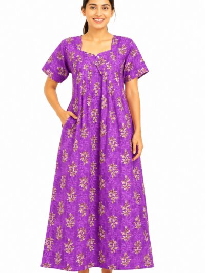 Sivam Nighty Cotton Titanic Frock Model XXL- SNtfXXL8904