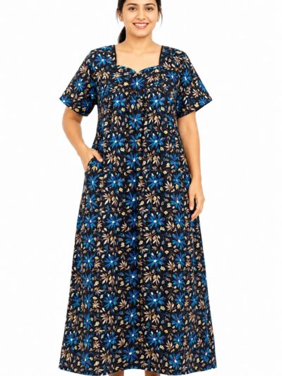 Sivam Nighty Cotton Titanic Frock Model XXL- SNtfXXL8905