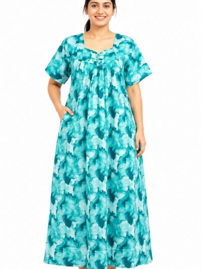 Sivam Nighty Cotton Titanic Frock Model XXL- SNtfXXL8906