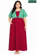 Sivam Nighty Cotton V Neck Model XL- SNvnXL8902