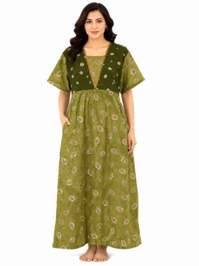 Sivam Nighty V neck fp Model XXL- SNvnXXL8908