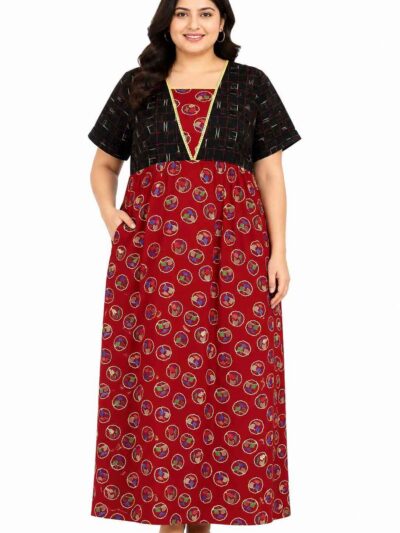 Sivam Nighty V neck fp Model XXL- SNvnXXL8909