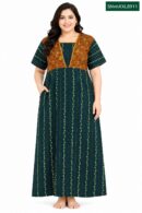 Sivam Nighty Cotton V Neck Model XXL- SNvnXXL8911