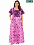 Sivam Nighty Cotton V Neck Model XXL- SNVNmXXL8902