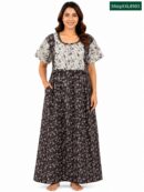 Sivam Nighty Cotton V Neck Model XXL- SNVNmXXL8903