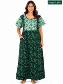 Sivam Nighty Cotton V Neck Model XXL- SNVNmXXL8904