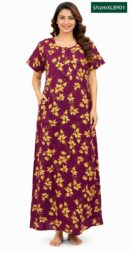 Sivam Nighty Cotton Zip Model XL- SNzmXL8901