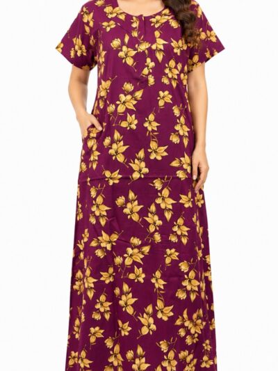 Sivam Nighty Cotton Zip Model XL- SNzmXL8901