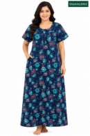 Sivam Nighty Cotton Zip Model XL- SNzmXL8902