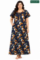 Sivam Nighty Cotton Zip Model XL- SNzmXL8916