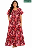 Sivam Nighty Cotton Zip Model XL- SNzmXXL8907