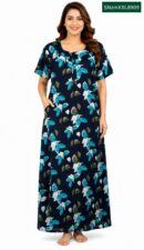 Sivam Nighty Cotton Zip Model XL- SNzmXXL8909