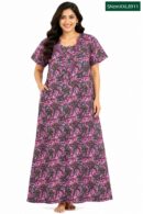 Sivam Nighty Cotton Zip Model XL- SNzmXXL8911
