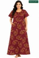 Sivam Nighty Cotton Zip Model XL- SNzmXXL8915