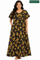 Sivam Nighty Cotton Zip Model XL- SNzmXXL8917
